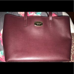 Micheal Kors Maroon Tote